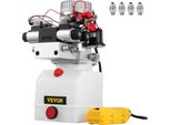Pompa Idraulica A 12 V Con Doppio Solenoide A Doppio Effetto Pompa Ribaltabile Con Centralina Idraulica Da 4,5 L ZZ004234 Pompa Idraulica Elettrica Centralina Idraulica