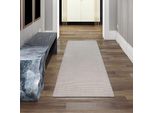 Tappeto Da Salotto A Pelo Corto Dal Design Speciale E Moderno In Beige Dimensioni - 80 X 150 Cm