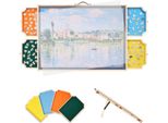 Vevor Tavola Rotante Da 1000 Pezzi Con 4 Cassetti In Feltro Colorato E Coperchio, Tavolo Da Puzzle Portatile (760 X 560 X 32 Mm), Accessori Per Puzzle Per Adulti, Sistema Di Archiviazione Per Tavole Da Puzzle
