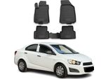 2012-2021 Chevrolet Aveo T300 Tappetini Tpe Nero 4 Pz