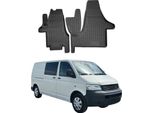 2003-2015 Vw Transporter T5 Tappetini Tpe Nero 2 Pz
