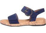 Gabor Rhodos Sandali Da Donna - Sandali Con Cinturino Blu Elegante Nuovo