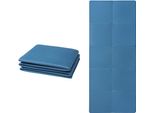 Tappetino Yoga Pieghevole Good Nite Tappetino Fitness Portatile Antiscivolo Tappetino Palestra Leggero Pieghevole Pilates Sport Tappetino Yoga Da Viaggio 183 X 61 0,6 Cm