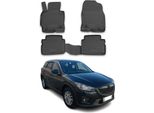2012-2017 Mazda CX-5 Tappetini Tpe Nero 4 Pz