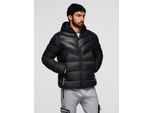 Giacca Trapuntata Ombre Modern Da Uomo In Materiali Combinati Nero L