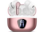 Auricolari Con Microfono A Cancellazione Del Rumore 4 Enc, Bassi Stereo Hifi, 40 Ore Di Riproduzione, Auricolari Impermeabili IP7, Controllo Touch, Display A Led, Bluetooth 5.4