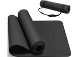 Cambivo Tappetino Da Yoga 183 Cm X 61 Cm, Tappetino Da Ginnastica Pilates Spesso 8 Mm, Antiscivolo E Imbottito, Tappetino Da Yoga Con Cinghia Di Trasporto, Tappetino Sportivo, Tappetino Da Fitness Per La Casa
