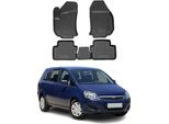 2005-2014 Opel Zafira B Tappetini Tpe Nero 4 Pz