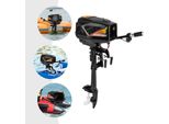 Motore Fuoribordo Elettrico, 48V 1200W, Nero Per Imbarcazioni