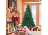 Albero Di Natale Artificiale 180 Cm - Albero Di Natale Con Guanti E 866 Rami Supporto In Metallo - Montaggio Rapido - Ignifugo - Abete Rosso