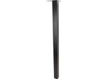 Gamba Quadrata Di Altezza 70 Cm In Nero Opaco - Design Elegante E Funzionale Per Interni Moderni
