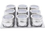 Barattoli Magnetici Per Spezie - Set Di Barattoli Per Spezie - Acciaio Inossidabile - Organizzatore Da Parete - Supporto Magnetico - Stoccaggio In Cucina
