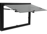 Finestra Per Camper/Caravan - Finestra Apribile 700×450 Mm - Lega Di Alluminio - Vetro Temperato - Con Zanzariera - Nero