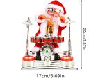 Natale Musica Elettrica Babbo Natale Bambola Giocando Pianoforte Ornamento Per Decorazioni Natalizie Per Bambini Regalo