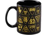 Tazza Vfb Stuttgart Nera E Oro Con Logo Metallico – Prodotto Ufficiale Con Licenza
