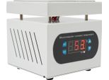 Piastra Riscaldante Elettrica Per Saldatura - Preriscaldatore Per Pcb - 350 W - 220 V - Fino A 400 °C - Temperatura Costante - Controllo Con Microcomputer - Spina Ue - Bianco+Argento