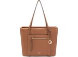 L.Credi Borsa Shopper Borsa A Tracolla Merle Shopper Cognac Marrone Chiaro
