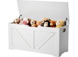 Vevor Panca Per Bambini Con Vano Portaoggetti In Legno, Panca Portaoggetti Con Cerniera Di Sicurezza, Cassetto Portaoggetti Per Sala Giochi, Ingresso Soggiorno 990 X 395 X 480 Mm Cassetto Portaoggetti Bianco