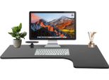 Tavolo Da Parete Pieghevole - Scrivania/Tavolo Da Pranzo/Tavolo Da Lavoro Pieghevole - 100 X 60 Cm - Portata 30 Kg - Mdf E Acciaio - Nero