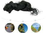 Rete Di Protezione Per Uccelli - Rete Di Nylon Per Uccelli/Giardino - Protezione Delle Piante Per Il Giardino E La Coltivazione - Per Pollaio/Aviario - Resistente Agli Strappi - Nero