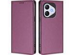 Custodia Per Telefono Cellulare Per Honor 400 Lite, Flip Cover In Finto Cuoio Antiurto Magnetica Con Supporto Viola