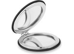Midocean - Specchio A Mano "Glow"", Pu, Rotondo MO935 (Taglia Unica) (Nero)"