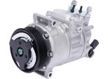 Compressore Aria Condizionata - Compressore Aria Condizionata - Per A3 8P1, Jetta, Golf, Altea - Tdi/Tfsi/Fsi/Tsi - Tipo Chiuso - - Argento