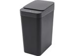 Cestino Automatico - Cestino A Sensore - Capacità 12 L - Touchless - Per Cucina E Ufficio - Abs/Pp - Nero