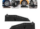 Rampe Per Auto - 1 Coppia Di Rampe Per Veicoli - Portata 7,26 T - Antiscivolo - Per Marciapiedi, Gradini, Parcheggi - Nero