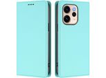 Custodia In Pelle Per Oppo Reno15 5G, Custodia Magnetica In Finto Cuoio Flip Con Supporto Verde Menta