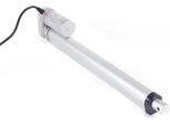 Attuatore Lineare E Motore Lineare - Dc 12V - Forza 900 N - Corsa 30 Cm - Per Apriporta Elettrici - Argento