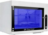 Cabina Di Disinfezione Uv - 10 L - Timer 30/60/90 Min - 220-240 V 50 Hz - 9 W - Per Gli Attrezzi Metallici Del Salone - 34,2×21,5×25 Cm - Bianco