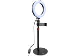 Luce Ad Anello Video Led Per Trucco, Vlogging, Streaming & Videochiamate Da Cellonic