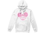 Sesame Street - Felpa Con Cappuccio Per Uomo/Donna Unisex TV27332 (L) (Bianco)