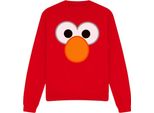 Sesame Street - Felpa "Elmo Eyes"" Per Uomo/Donna Unisex TV29325 (S) (Rosso)"