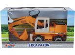 Escavatore Giocattolo 2-Play In Scala 1:24 27 Cm In Plastica Gialla