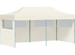 Tenda Pop-Up Per Feste Pieghevole Crema 3×6 M