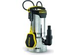 Stanley - Pompa Sommersa - Acciaio Inossidabile - Acque Sporche - 1100 W