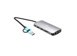 I-TEC I-Tec Usb 3.0 Usb-C/Thunderbolt 3X Display Metal Nano Dock Con Lan + Power Delivery 100 W