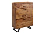 Wohnling WL6.546 Kommode Sheesham 80 Cm X 42 Cm X 120 Cm