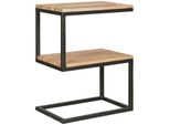 Wohnling WL5.208 Beistelltisch Akola S-Form Akazie 30 Cm X 45 Cm X 60 Cm