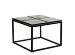 Wohnling WL7.139 Couchtisch Schwarz 58 Cm X 58 Cm X 44 Cm