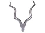 Wohnling WL1.241 Hirschgeweih L Aluminium Silber Wanddeko 80 Cm