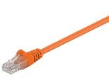 Goobay 95215 Cavo Patch Cat 5E, U/Utp, Arancione, 0,5 M - Miscela Di Rame Cca