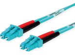 Cavo Patch In Fibra Ottica TelegÄRtner 2X G50/125 OM3, 1X Lc Duplex - 1X Lc Duplex, Turchese, 3 M