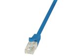 Logilink Patch Cord Econline, Cat. 6, U/Utp, 0,5 M, Blau