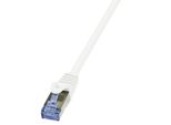 Logilink Professional CQ3101S Cavo Patch Logilink, Cat. 6A, S/Ftp, 15,0 M, Bianco