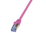 Cavo Patch Logilink, Cat. 6A, S/Ftp, 1,0 M, Rosa