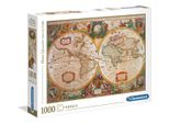 Clementoni - Puzzle Da Collezione Di Alta Qualità - Vecchia Mappa (1000 Pezzi)
