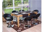 Set Di 6 Sedie Per Sala Da Pranzo Sedia Per Sala Da Pranzo Palermo ~ Nero